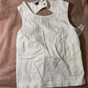 American Eagle Outfitters White Tank Top